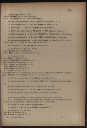 Kaiserlich-königliches Armee-Verordnungsblatt: Personal-Angelegenheiten 19170618 Seite: 17