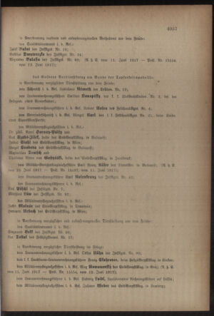 Kaiserlich-königliches Armee-Verordnungsblatt: Personal-Angelegenheiten 19170618 Seite: 19