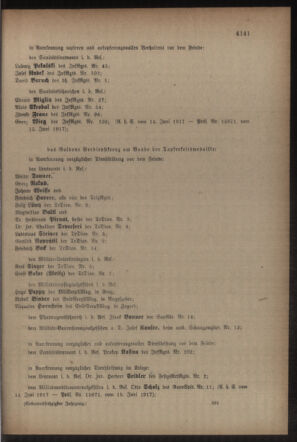 Kaiserlich-königliches Armee-Verordnungsblatt: Personal-Angelegenheiten 19170621 Seite: 17