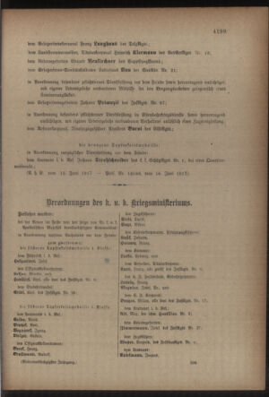 Kaiserlich-königliches Armee-Verordnungsblatt: Personal-Angelegenheiten 19170623 Seite: 9