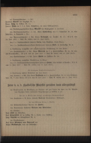 Kaiserlich-königliches Armee-Verordnungsblatt: Personal-Angelegenheiten 19170625 Seite: 13