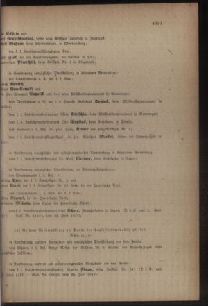 Kaiserlich-königliches Armee-Verordnungsblatt: Personal-Angelegenheiten 19170627 Seite: 11