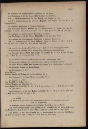 Kaiserlich-königliches Armee-Verordnungsblatt: Personal-Angelegenheiten 19170707 Seite: 11