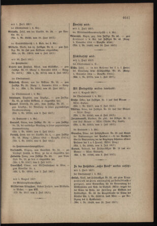 Kaiserlich-königliches Armee-Verordnungsblatt: Personal-Angelegenheiten 19170707 Seite: 71