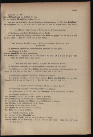 Kaiserlich-königliches Armee-Verordnungsblatt: Personal-Angelegenheiten 19170709 Seite: 15