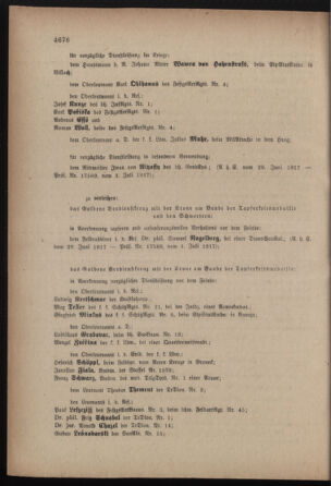 Kaiserlich-königliches Armee-Verordnungsblatt: Personal-Angelegenheiten 19170709 Seite: 22