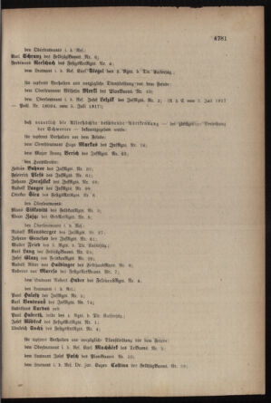 Kaiserlich-königliches Armee-Verordnungsblatt: Personal-Angelegenheiten 19170714 Seite: 5