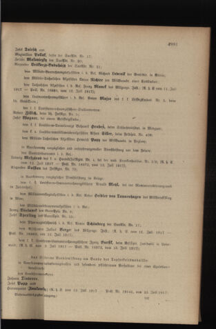 Kaiserlich-königliches Armee-Verordnungsblatt: Personal-Angelegenheiten 19170721 Seite: 17