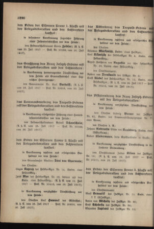 Kaiserlich-königliches Armee-Verordnungsblatt: Personal-Angelegenheiten 19170802 Seite: 2