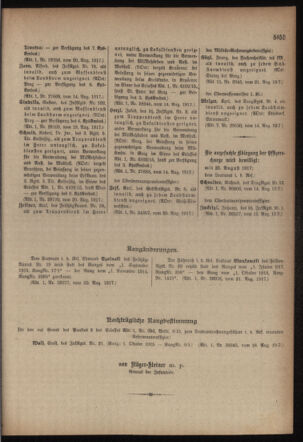 Kaiserlich-königliches Armee-Verordnungsblatt: Personal-Angelegenheiten 19170825 Seite: 43