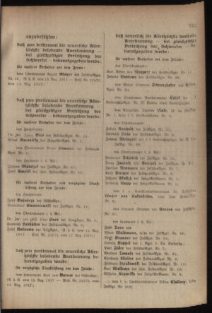 Kaiserlich-königliches Armee-Verordnungsblatt: Personal-Angelegenheiten 19170825 Seite: 5