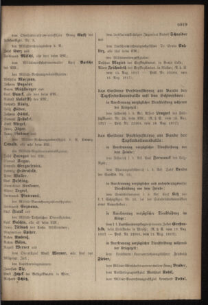 Kaiserlich-königliches Armee-Verordnungsblatt: Personal-Angelegenheiten 19170829 Seite: 11