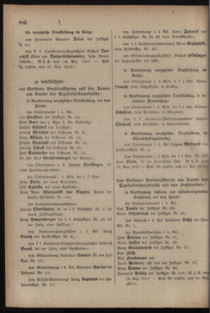 Kaiserlich-königliches Armee-Verordnungsblatt: Personal-Angelegenheiten 19170901 Seite: 8