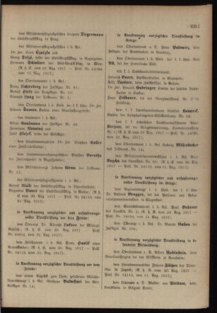 Kaiserlich-königliches Armee-Verordnungsblatt: Personal-Angelegenheiten 19170910 Seite: 11