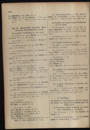 Kaiserlich-königliches Armee-Verordnungsblatt: Personal-Angelegenheiten 19170912 Seite: 10