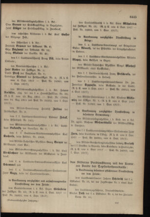 Kaiserlich-königliches Armee-Verordnungsblatt: Personal-Angelegenheiten 19170915 Seite: 17