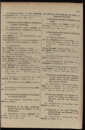 Kaiserlich-königliches Armee-Verordnungsblatt: Personal-Angelegenheiten 19170915 Seite: 19