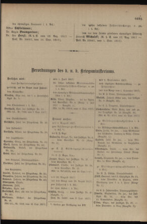 Kaiserlich-königliches Armee-Verordnungsblatt: Personal-Angelegenheiten 19170915 Seite: 65