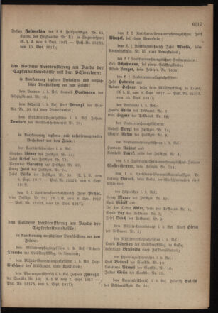 Kaiserlich-königliches Armee-Verordnungsblatt: Personal-Angelegenheiten 19170917 Seite: 11