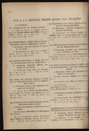 Kaiserlich-königliches Armee-Verordnungsblatt: Personal-Angelegenheiten 19170926 Seite: 18