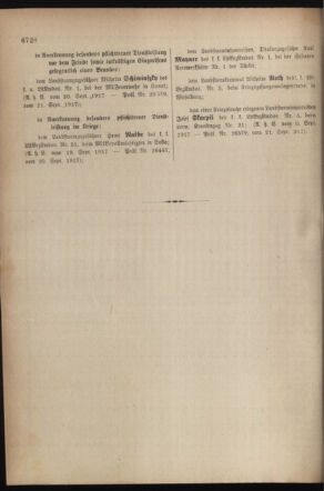 Kaiserlich-königliches Armee-Verordnungsblatt: Personal-Angelegenheiten 19170926 Seite: 32