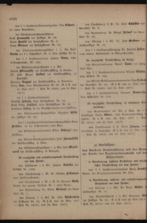 Kaiserlich-königliches Armee-Verordnungsblatt: Personal-Angelegenheiten 19170929 Seite: 8