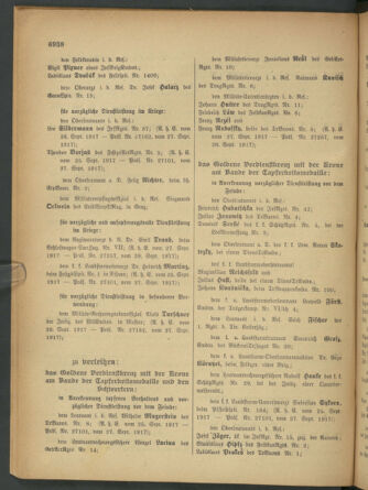 Kaiserlich-königliches Armee-Verordnungsblatt: Personal-Angelegenheiten 19171003 Seite: 10