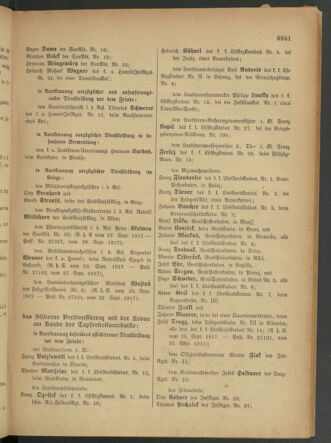 Kaiserlich-königliches Armee-Verordnungsblatt: Personal-Angelegenheiten 19171003 Seite: 13