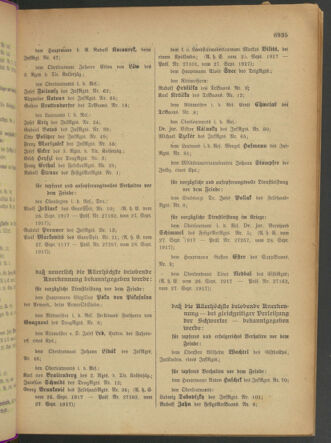 Kaiserlich-königliches Armee-Verordnungsblatt: Personal-Angelegenheiten 19171003 Seite: 7