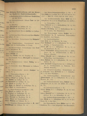 Kaiserlich-königliches Armee-Verordnungsblatt: Personal-Angelegenheiten 19171006 Seite: 11