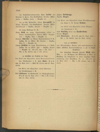 Kaiserlich-königliches Armee-Verordnungsblatt: Personal-Angelegenheiten 19171006 Seite: 58