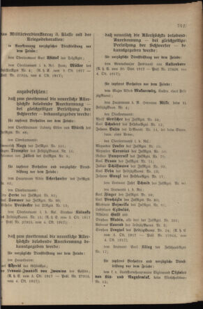 Kaiserlich-königliches Armee-Verordnungsblatt: Personal-Angelegenheiten 19171010 Seite: 3