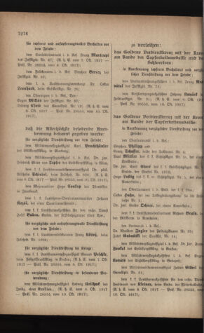 Kaiserlich-königliches Armee-Verordnungsblatt: Personal-Angelegenheiten 19171015 Seite: 6