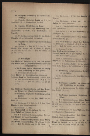 Kaiserlich-königliches Armee-Verordnungsblatt: Personal-Angelegenheiten 19171031 Seite: 8