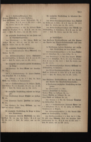 Kaiserlich-königliches Armee-Verordnungsblatt: Personal-Angelegenheiten 19171103 Seite: 13