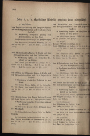 Kaiserlich-königliches Armee-Verordnungsblatt: Personal-Angelegenheiten 19171103 Seite: 2