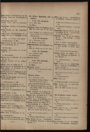 Kaiserlich-königliches Armee-Verordnungsblatt: Personal-Angelegenheiten 19171103 Seite: 67