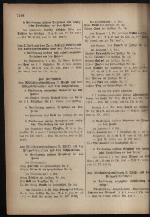 Kaiserlich-königliches Armee-Verordnungsblatt: Personal-Angelegenheiten 19171107 Seite: 2