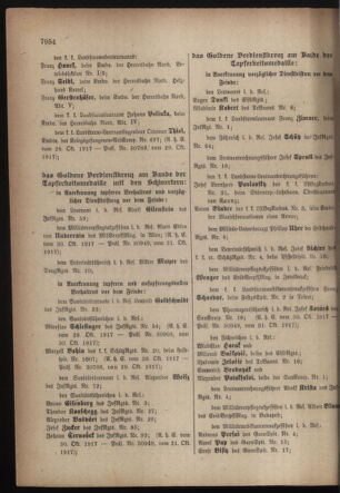 Kaiserlich-königliches Armee-Verordnungsblatt: Personal-Angelegenheiten 19171107 Seite: 8