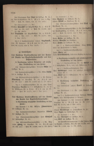 Kaiserlich-königliches Armee-Verordnungsblatt: Personal-Angelegenheiten 19171110 Seite: 14