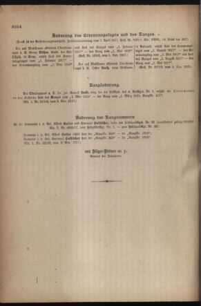 Kaiserlich-königliches Armee-Verordnungsblatt: Personal-Angelegenheiten 19171110 Seite: 78