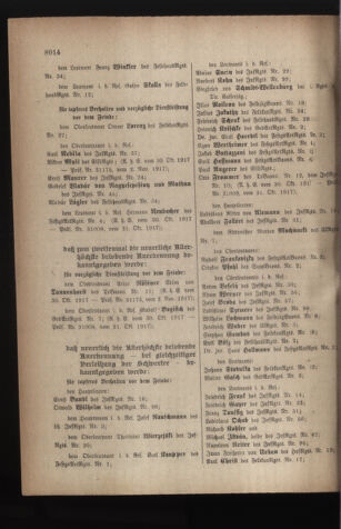 Kaiserlich-königliches Armee-Verordnungsblatt: Personal-Angelegenheiten 19171110 Seite: 8