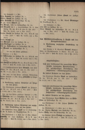 Kaiserlich-königliches Armee-Verordnungsblatt: Personal-Angelegenheiten 19171112 Seite: 3