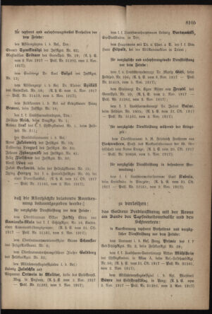 Kaiserlich-königliches Armee-Verordnungsblatt: Personal-Angelegenheiten 19171112 Seite: 7