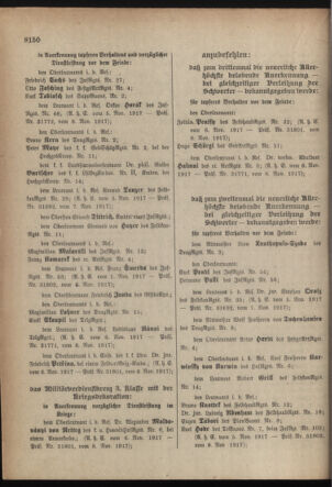 Kaiserlich-königliches Armee-Verordnungsblatt: Personal-Angelegenheiten 19171114 Seite: 8