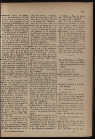 Kaiserlich-königliches Armee-Verordnungsblatt: Personal-Angelegenheiten 19171117 Seite: 63