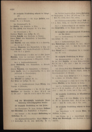 Kaiserlich-königliches Armee-Verordnungsblatt: Personal-Angelegenheiten 19171117 Seite: 8