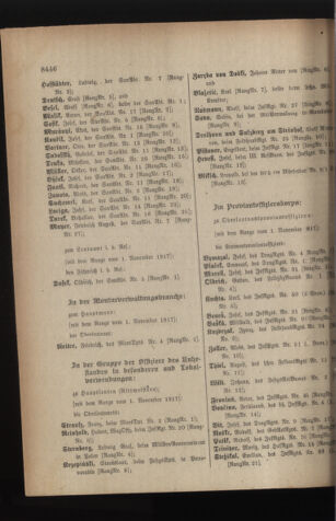 Kaiserlich-königliches Armee-Verordnungsblatt: Personal-Angelegenheiten 19171120 Seite: 78