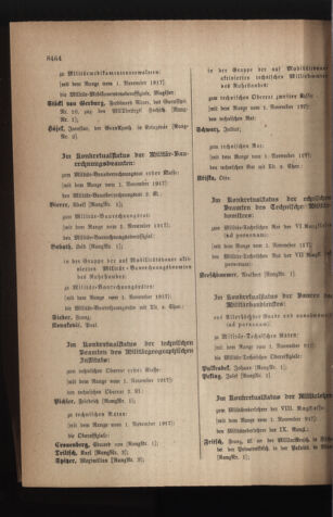 Kaiserlich-königliches Armee-Verordnungsblatt: Personal-Angelegenheiten 19171120 Seite: 96