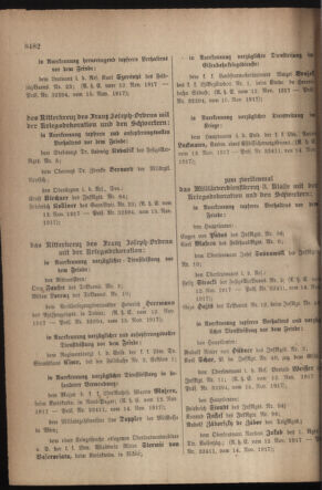 Kaiserlich-königliches Armee-Verordnungsblatt: Personal-Angelegenheiten 19171121 Seite: 2